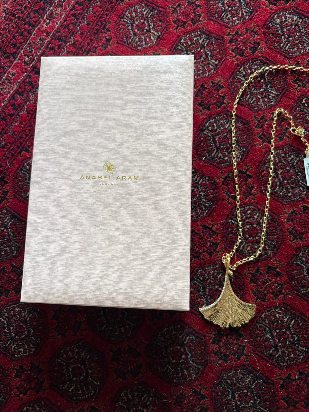 Gold Ginkgo Leaf Pendant Necklace - Women Jewelry